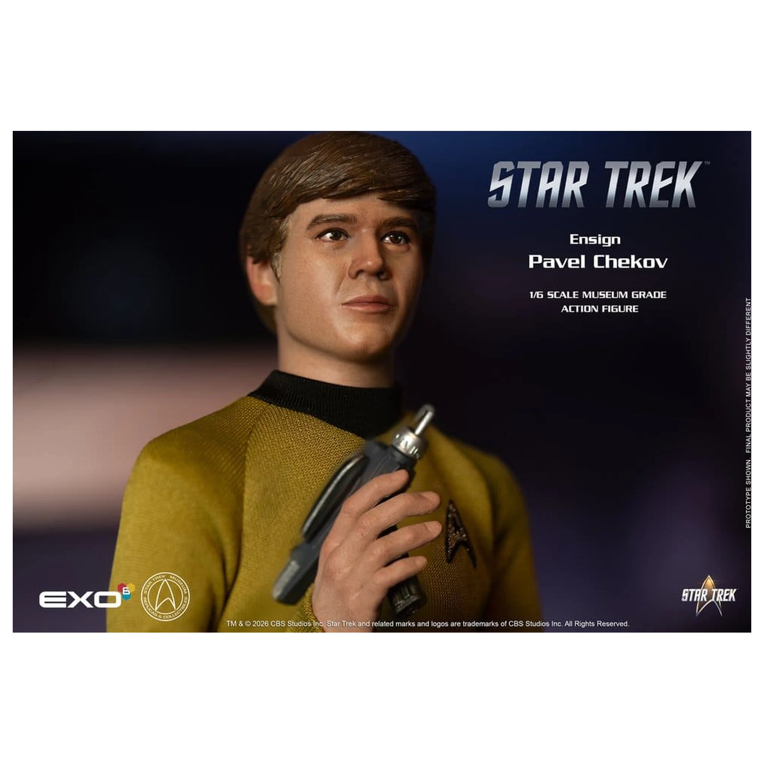 Star Trek: The Original Series Figurina de actiune 1/6 Ensign Pavel Chekov 30 cm poza produsului
