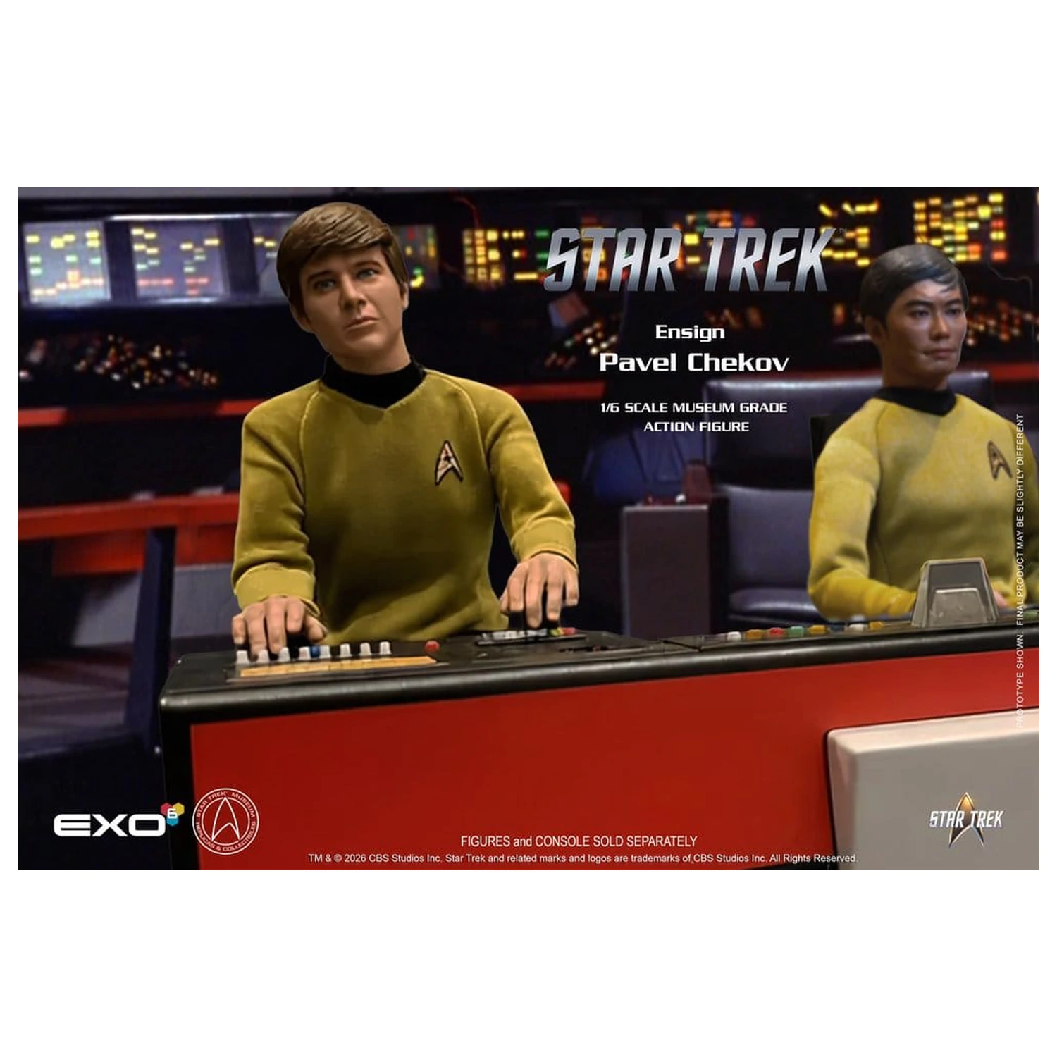 Star Trek: The Original Series Figurina de actiune 1/6 Ensign Pavel Chekov 30 cm poza produsului