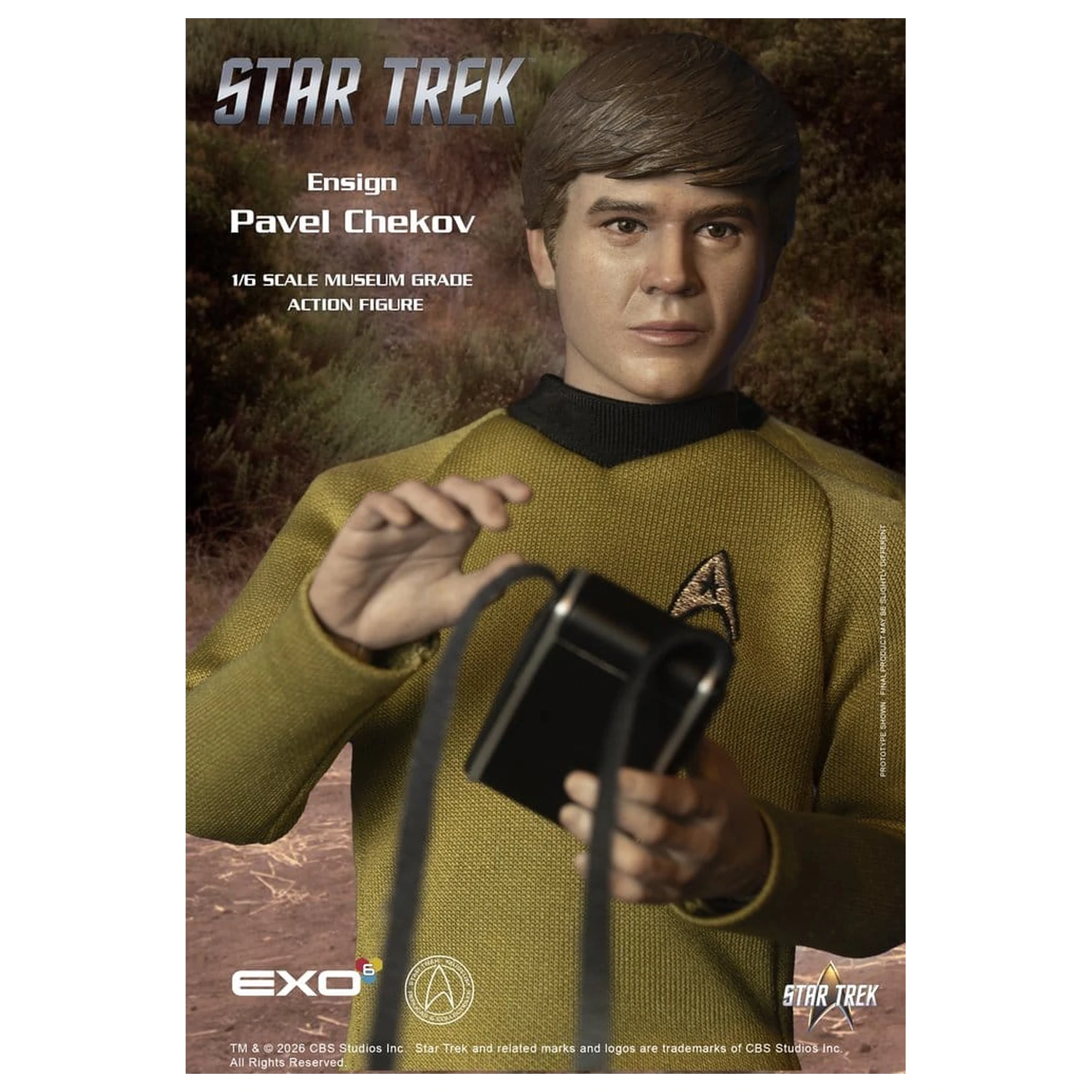 Star Trek: The Original Series Figurina de actiune 1/6 Ensign Pavel Chekov 30 cm poza produsului