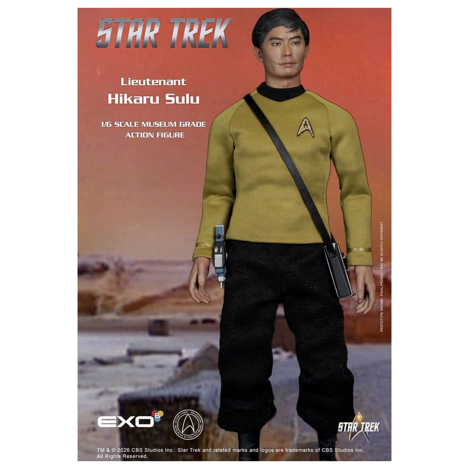 Figurina de actiune Star Trek: The Original Series 1/6 Lt. Sulu 30 cm poza produsului