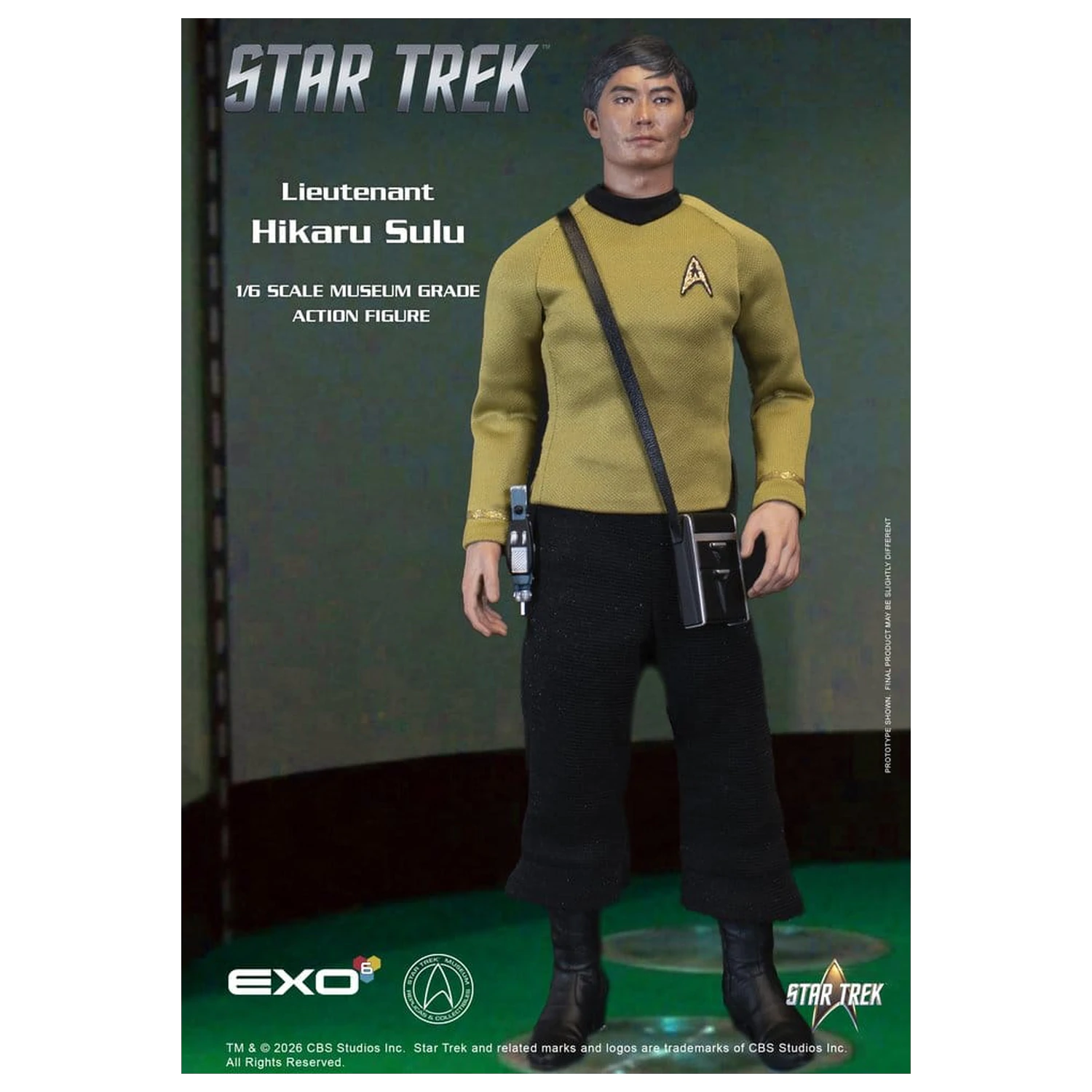 Figurina de actiune Star Trek: The Original Series 1/6 Lt. Sulu 30 cm poza produsului