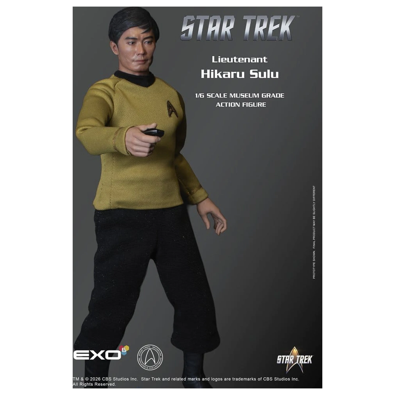 Figurina de actiune Star Trek: The Original Series 1/6 Lt. Sulu 30 cm poza produsului