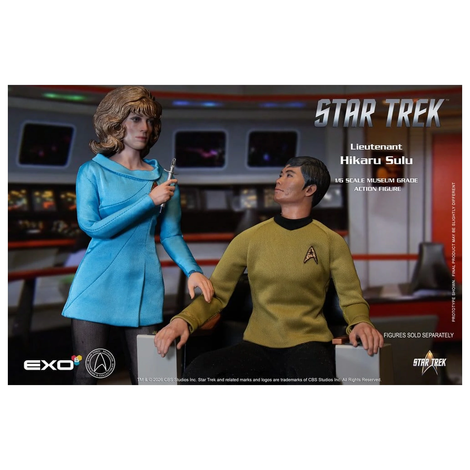 Figurina de actiune Star Trek: The Original Series 1/6 Lt. Sulu 30 cm poza produsului