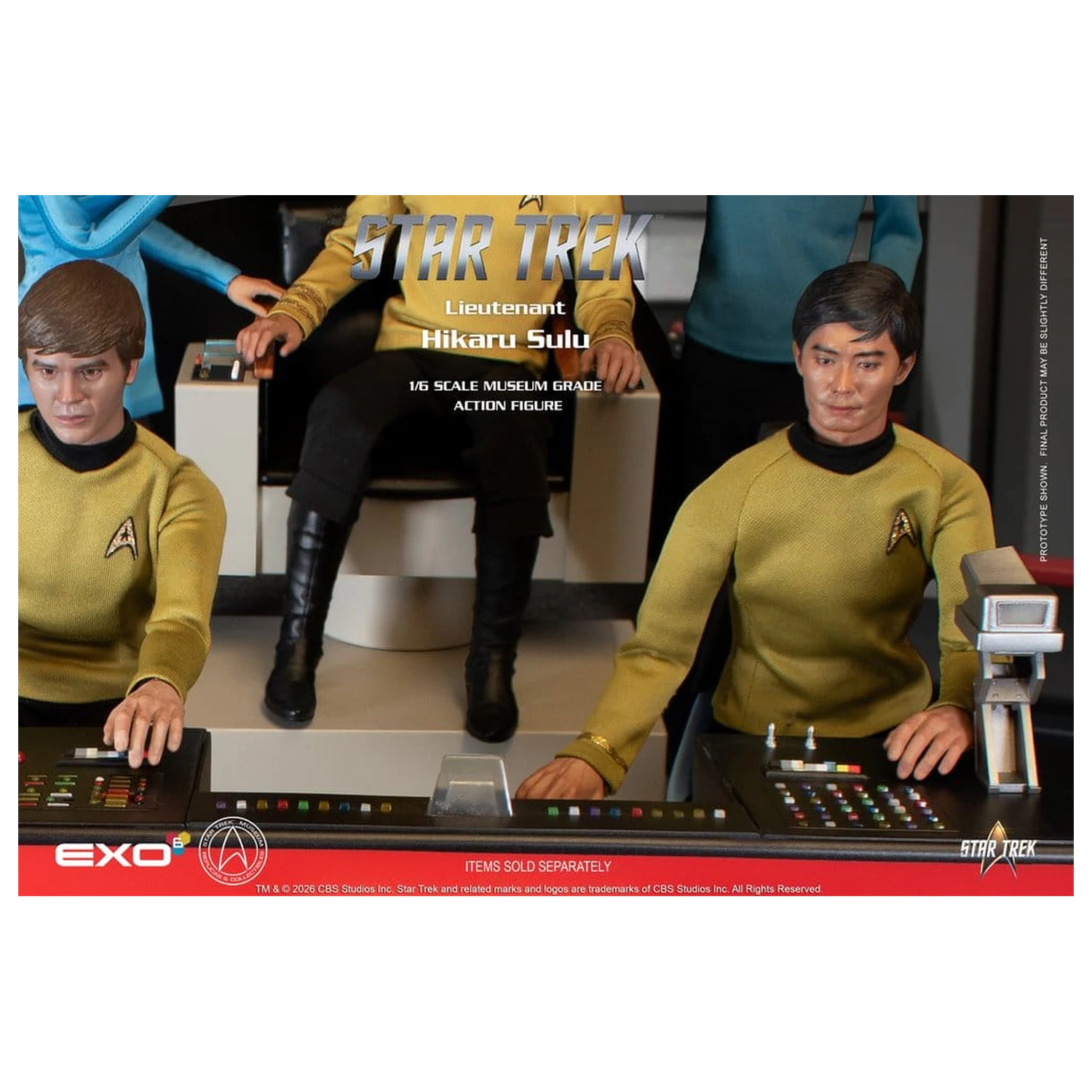 Figurina de actiune Star Trek: The Original Series 1/6 Lt. Sulu 30 cm poza produsului
