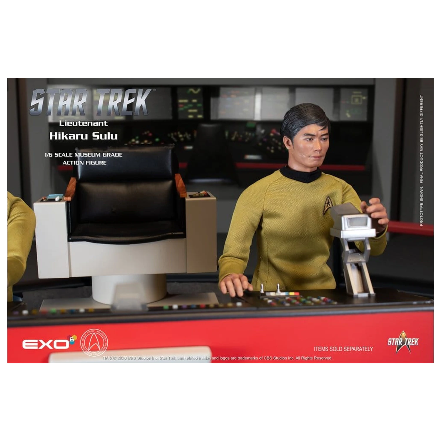Figurina de actiune Star Trek: The Original Series 1/6 Lt. Sulu 30 cm poza produsului