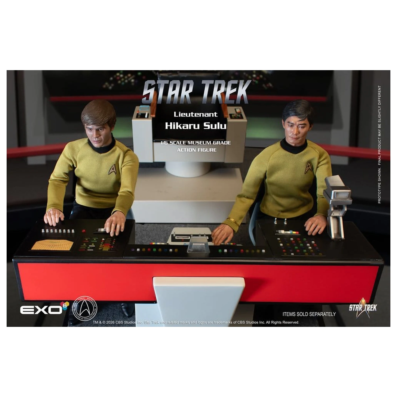 Figurina de actiune Star Trek: The Original Series 1/6 Lt. Sulu 30 cm poza produsului