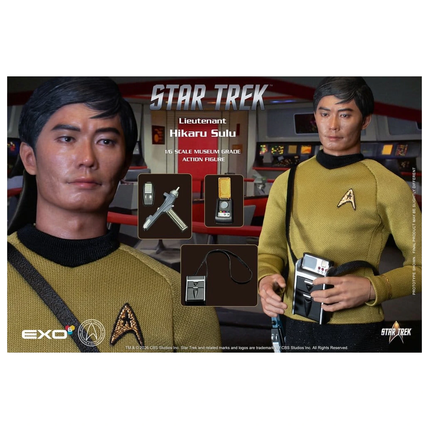 Figurina de actiune Star Trek: The Original Series 1/6 Lt. Sulu 30 cm poza produsului