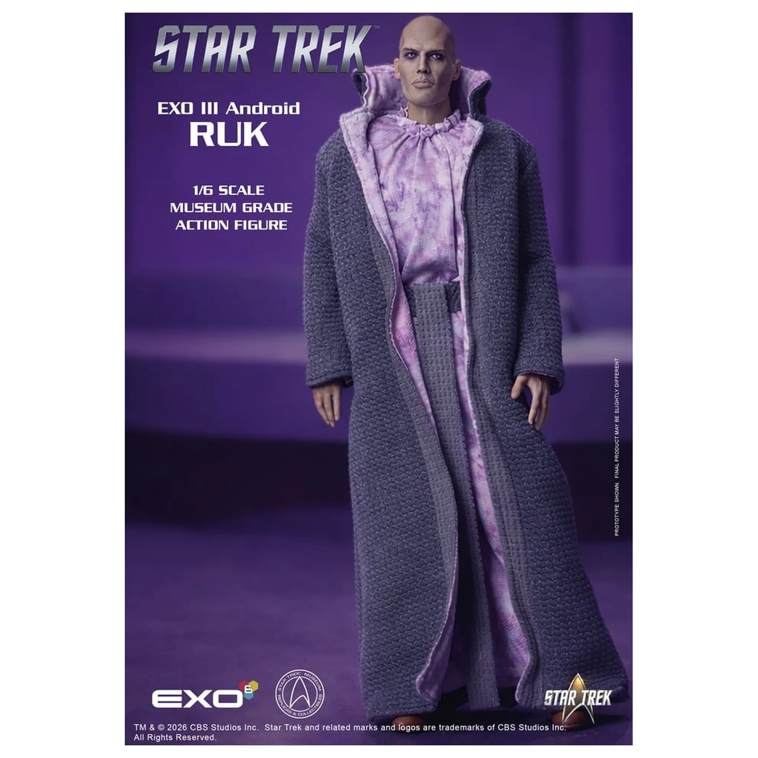 Star Trek: The Original Series Figurina de actiune 1/6 Ruk EXO III Android 33 cm poza produsului