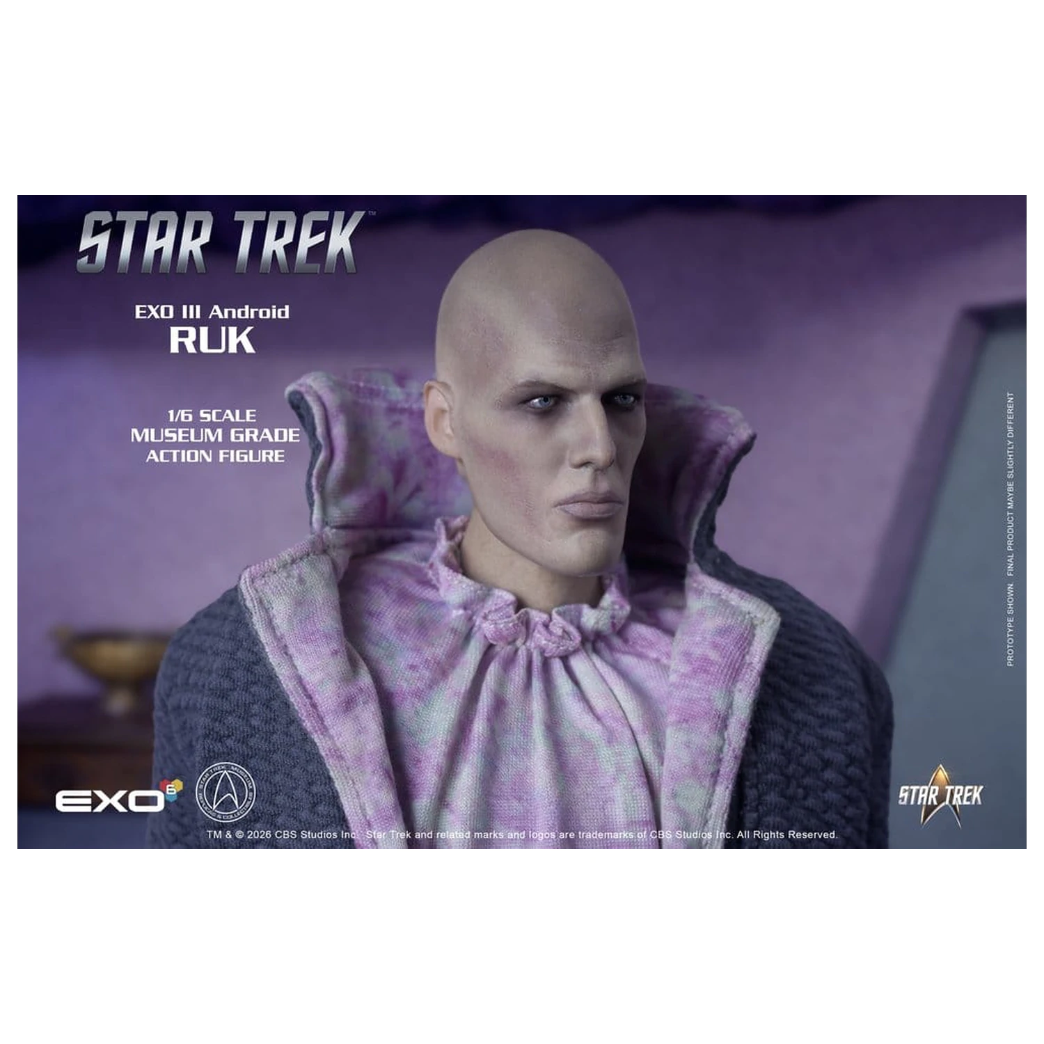 Star Trek: The Original Series Figurina de actiune 1/6 Ruk EXO III Android 33 cm poza produsului