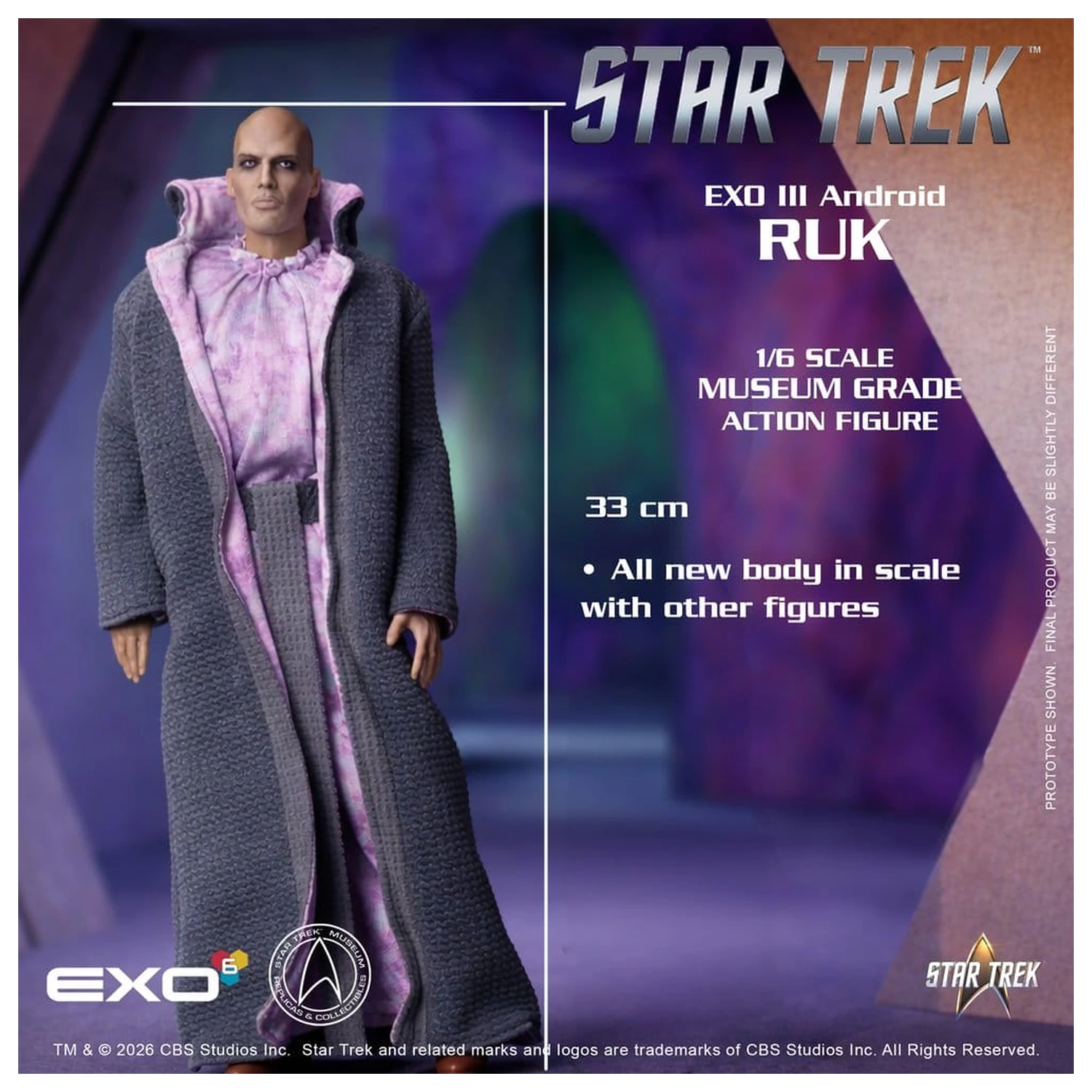 Star Trek: The Original Series Figurina de actiune 1/6 Ruk EXO III Android 33 cm poza produsului