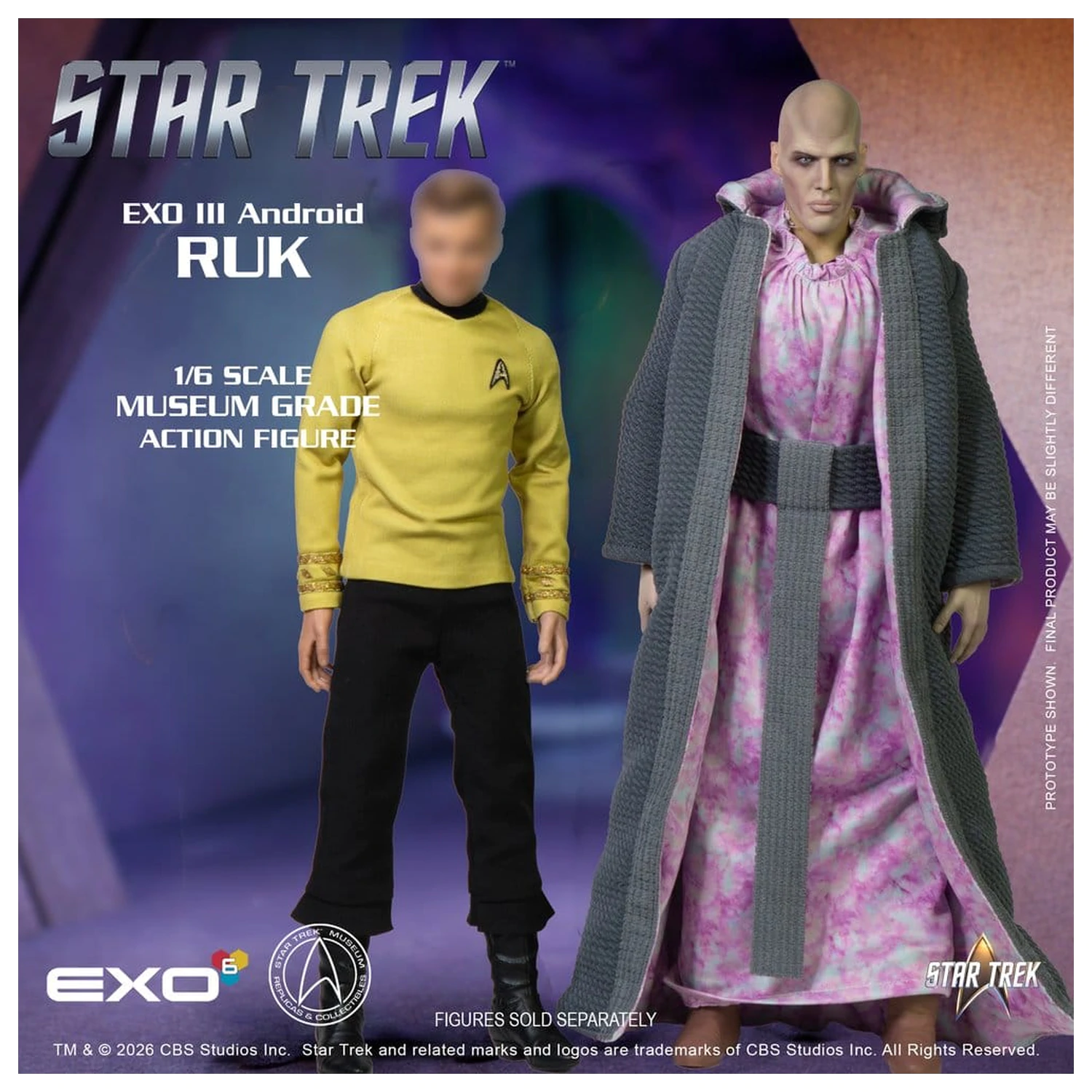 Star Trek: The Original Series Figurina de actiune 1/6 Ruk EXO III Android 33 cm poza produsului