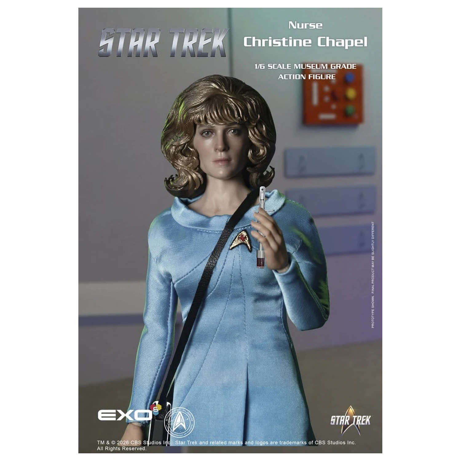 Star Trek: The Original Series Museum Grade Figurina de acțiune 1/6 Nurse Christine Chapel 28 cm poza produsului