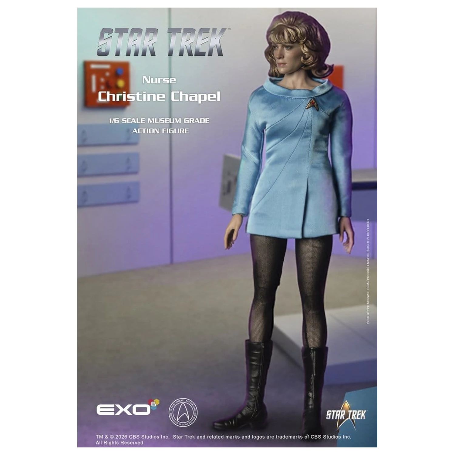 Star Trek: The Original Series Museum Grade Figurina de acțiune 1/6 Nurse Christine Chapel 28 cm poza produsului