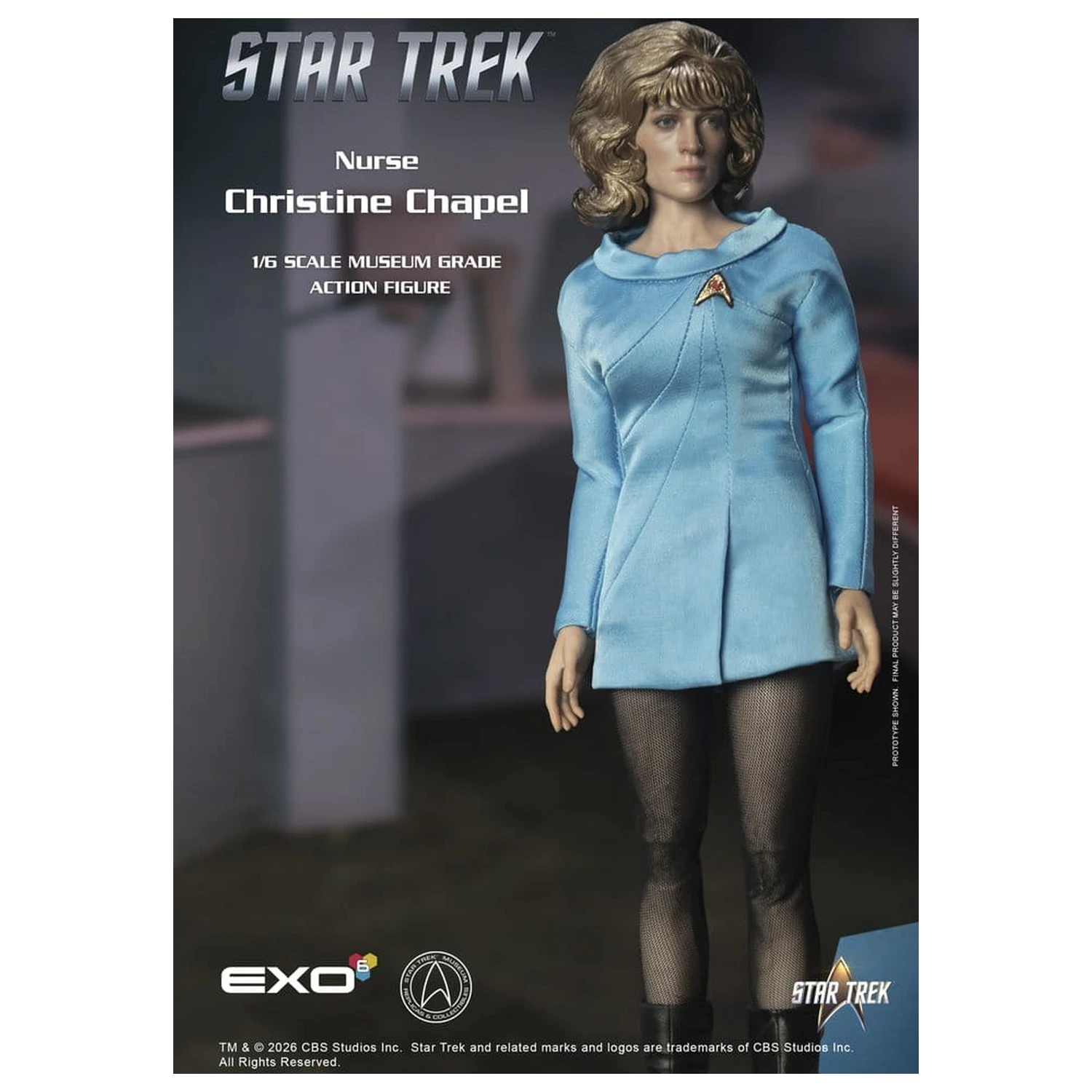 Star Trek: The Original Series Museum Grade Figurina de acțiune 1/6 Nurse Christine Chapel 28 cm poza produsului