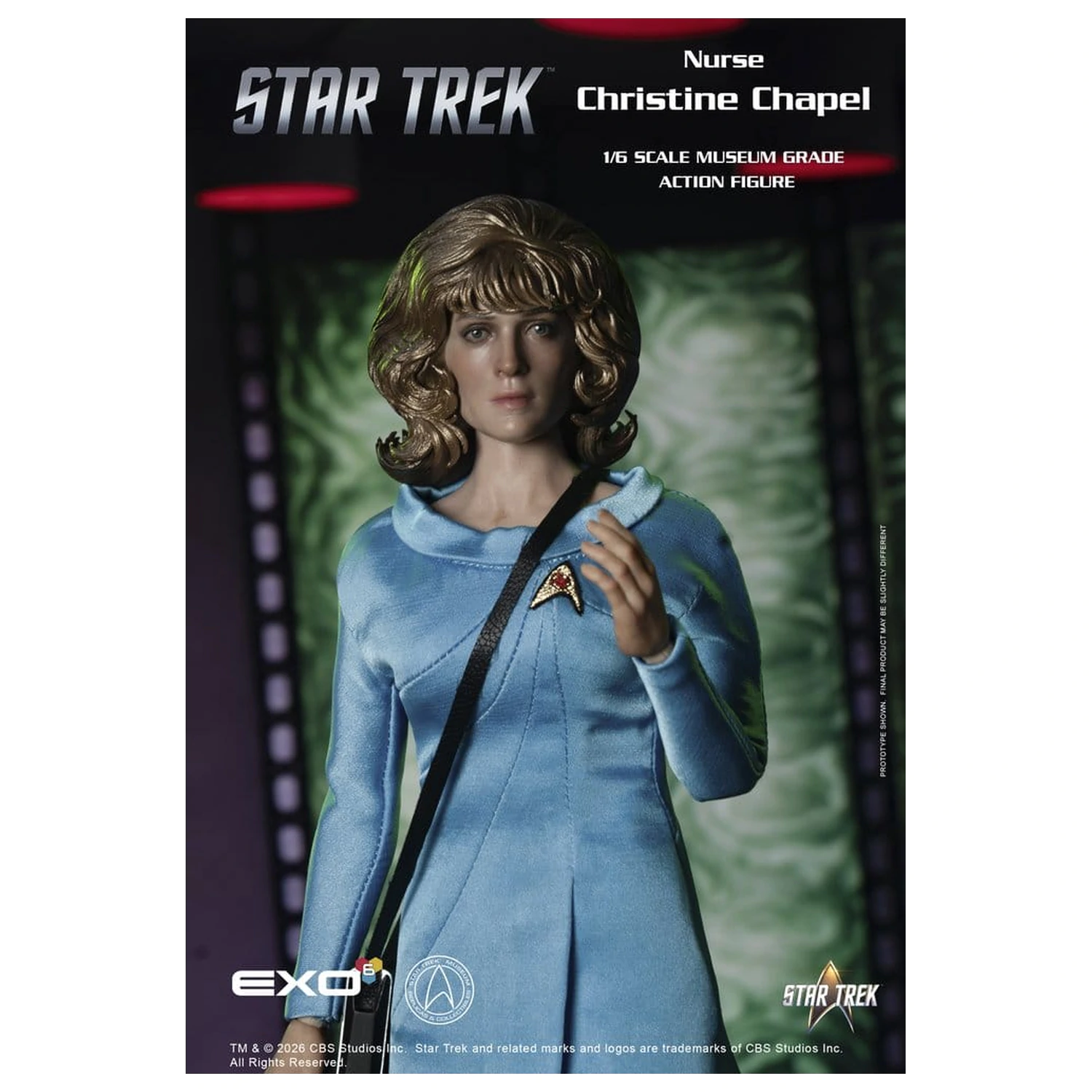 Star Trek: The Original Series Museum Grade Figurina de acțiune 1/6 Nurse Christine Chapel 28 cm poza produsului