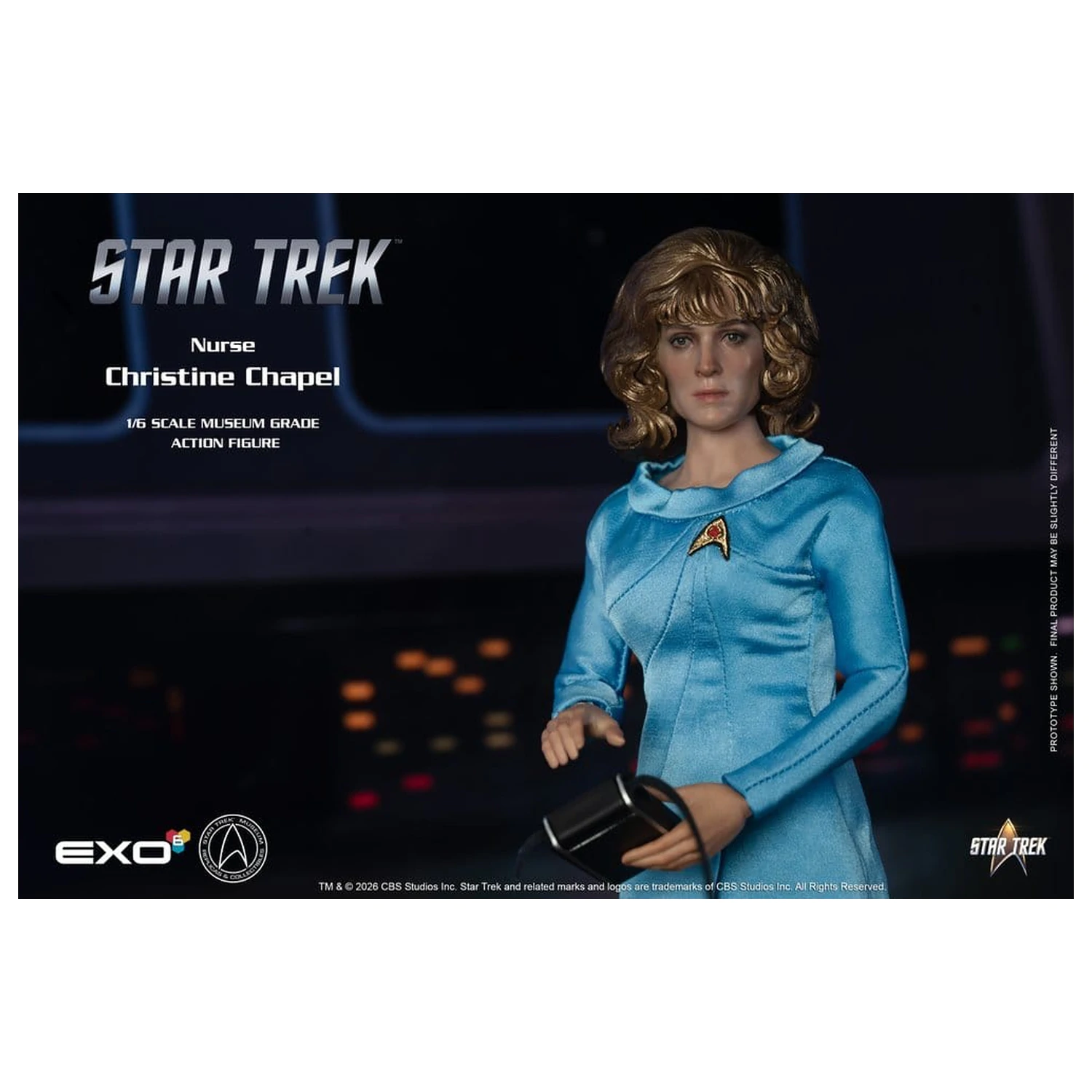 Star Trek: The Original Series Museum Grade Figurina de acțiune 1/6 Nurse Christine Chapel 28 cm poza produsului