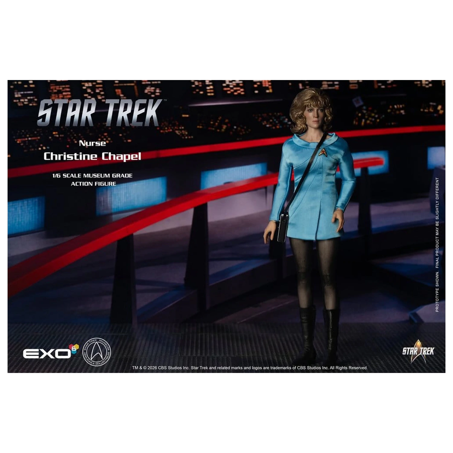 Star Trek: The Original Series Museum Grade Figurina de acțiune 1/6 Nurse Christine Chapel 28 cm poza produsului