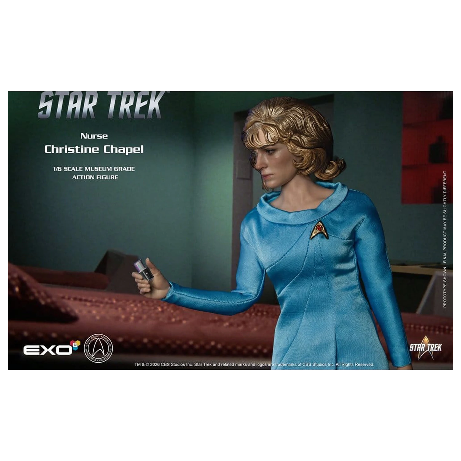 Star Trek: The Original Series Museum Grade Figurina de acțiune 1/6 Nurse Christine Chapel 28 cm poza produsului
