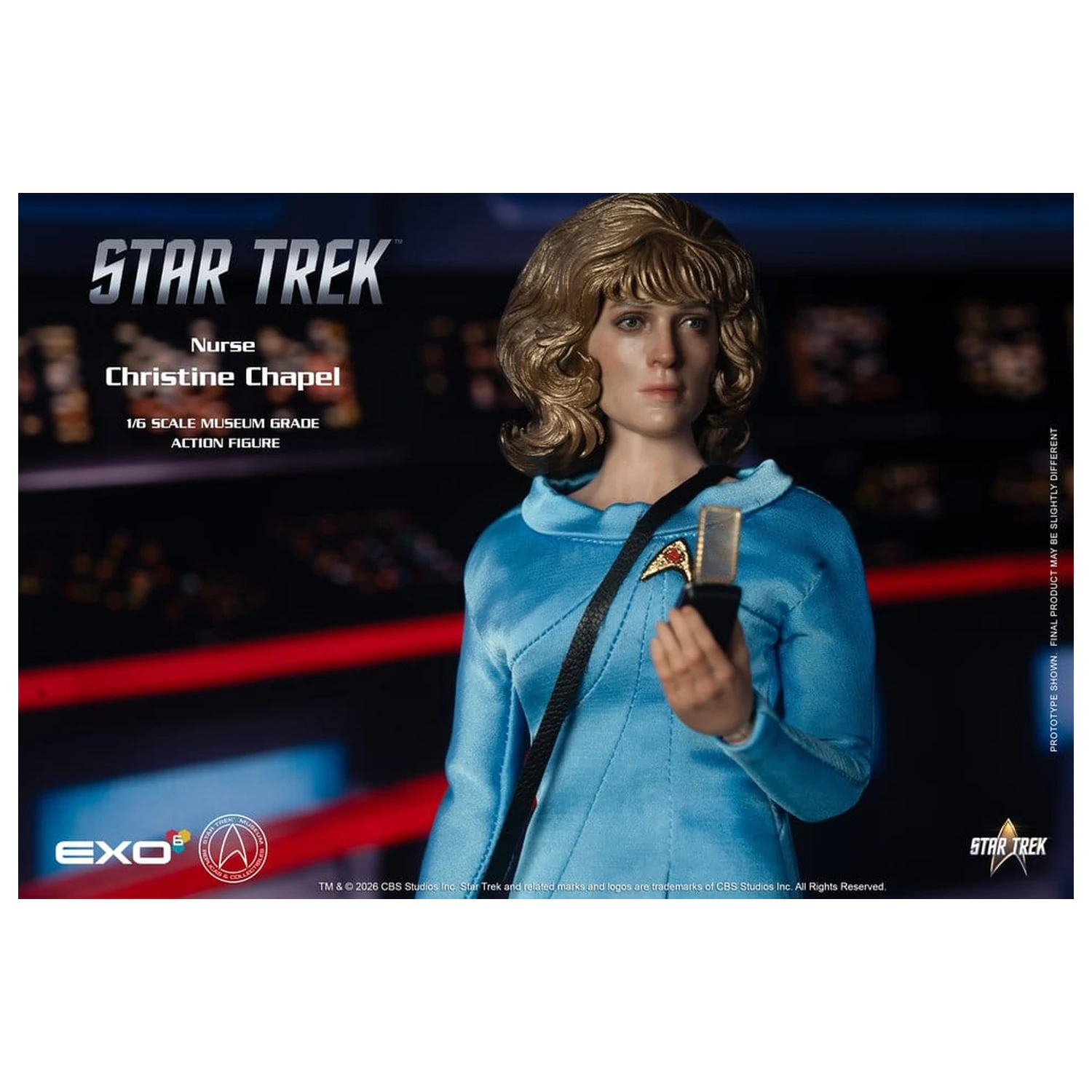 Star Trek: The Original Series Museum Grade Figurina de acțiune 1/6 Nurse Christine Chapel 28 cm poza produsului