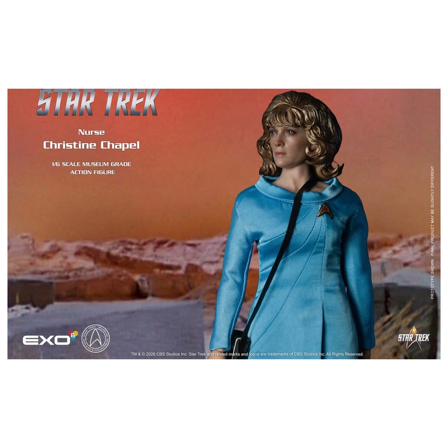 Star Trek: The Original Series Museum Grade Figurina de acțiune 1/6 Nurse Christine Chapel 28 cm poza produsului
