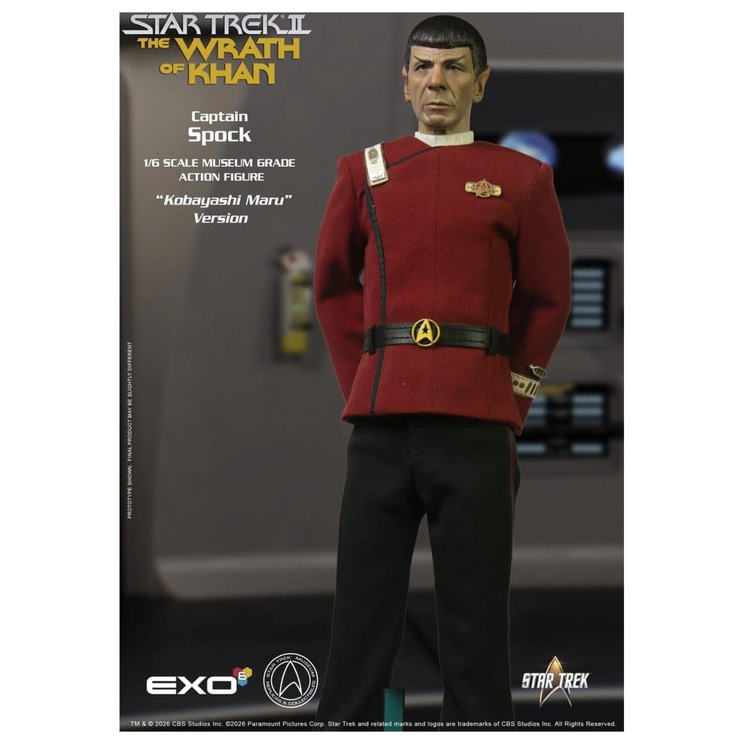 Star Trek: The Wrath of Khan Figurina de acțiune 1/6 Captain Spock Kobayashi Maru Version 30 cm poza produsului