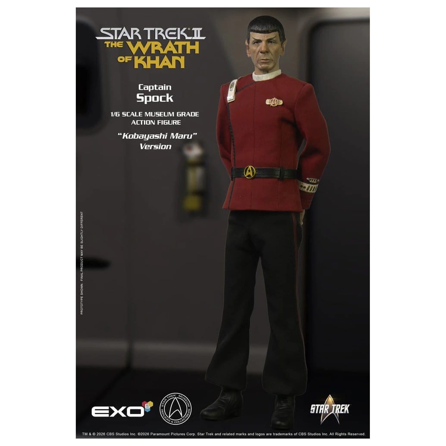 Star Trek: The Wrath of Khan Figurina de acțiune 1/6 Captain Spock Kobayashi Maru Version 30 cm poza produsului