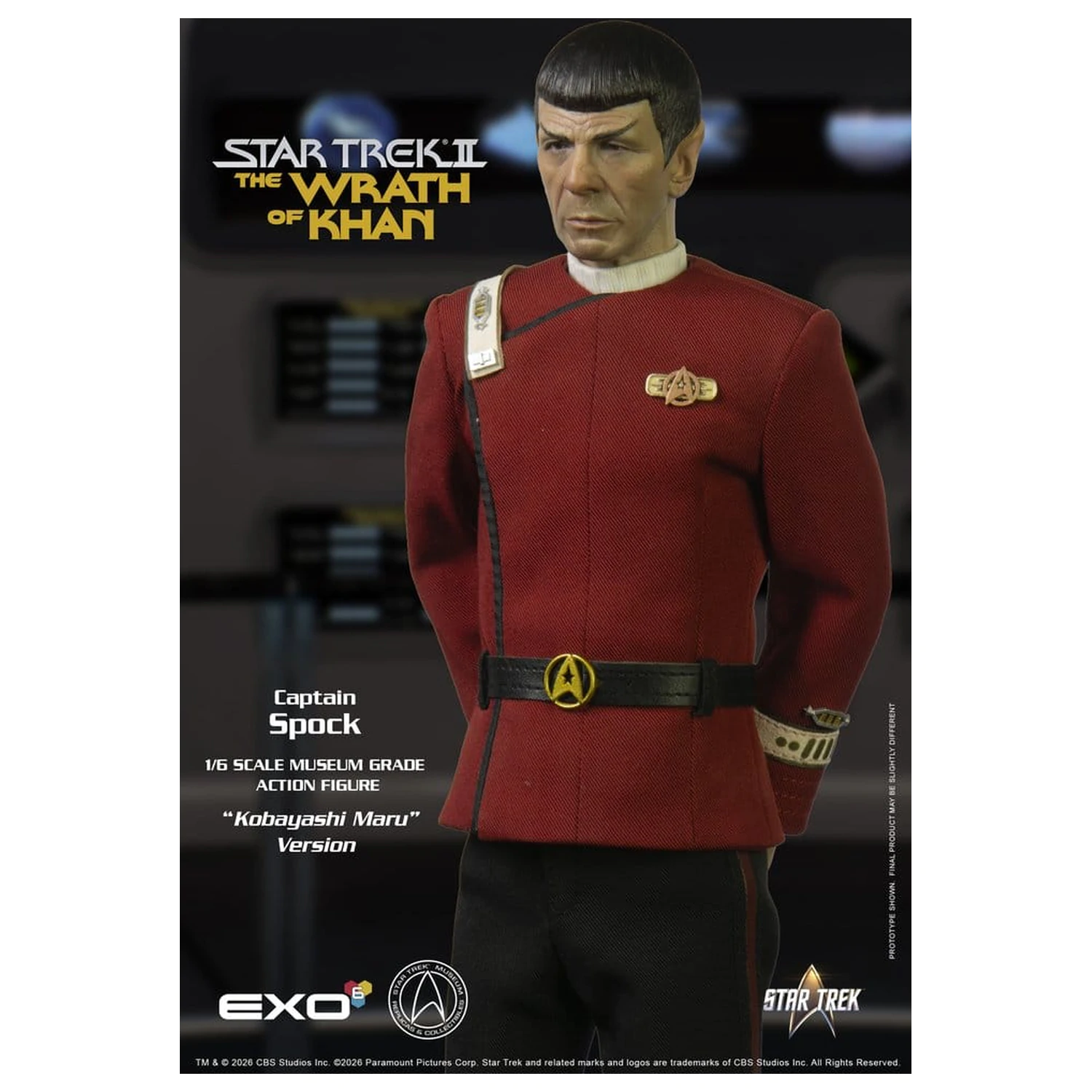 Star Trek: The Wrath of Khan Figurina de acțiune 1/6 Captain Spock Kobayashi Maru Version 30 cm poza produsului