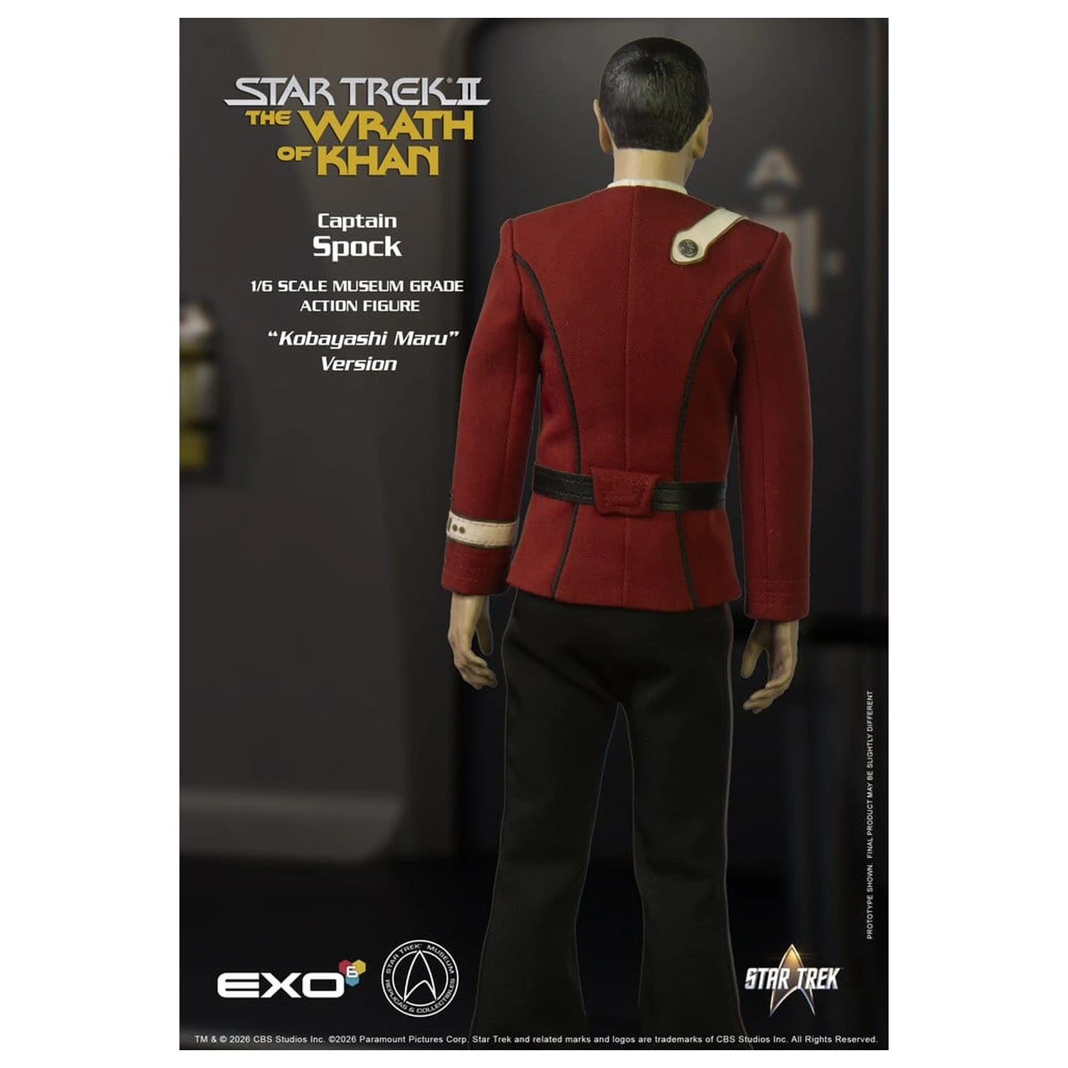 Star Trek: The Wrath of Khan Figurina de acțiune 1/6 Captain Spock Kobayashi Maru Version 30 cm poza produsului