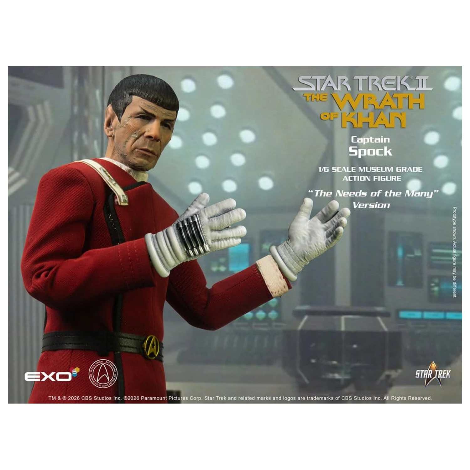 Star Trek: The Wrath of Khan figurina de actiune 1/6 Captain Spock Needs of the Many Version 30 cm poza produsului