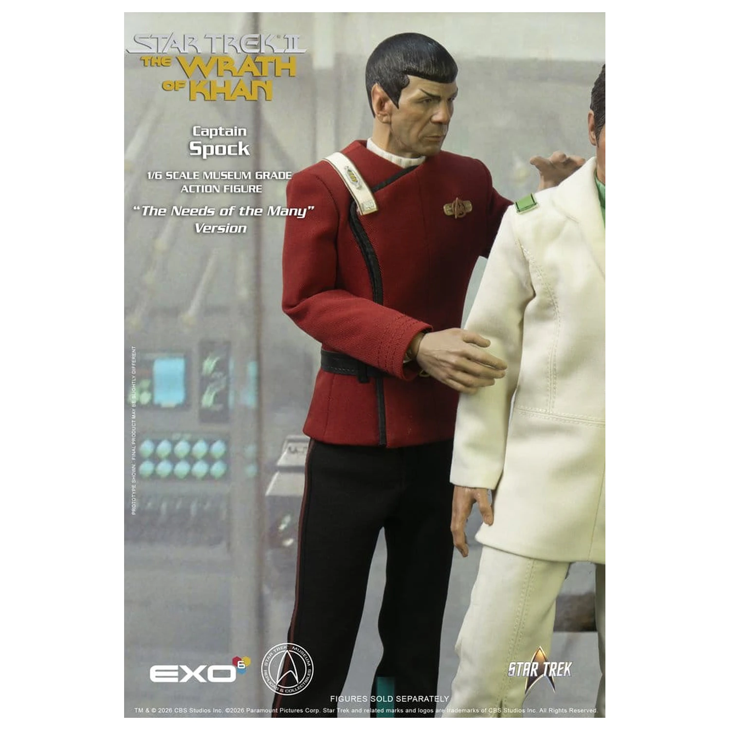 Star Trek: The Wrath of Khan figurina de actiune 1/6 Captain Spock Needs of the Many Version 30 cm poza produsului