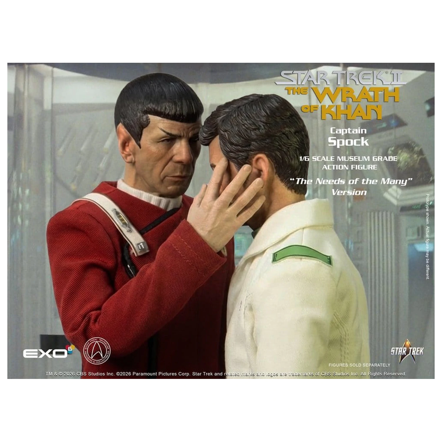 Star Trek: The Wrath of Khan figurina de actiune 1/6 Captain Spock Needs of the Many Version 30 cm poza produsului