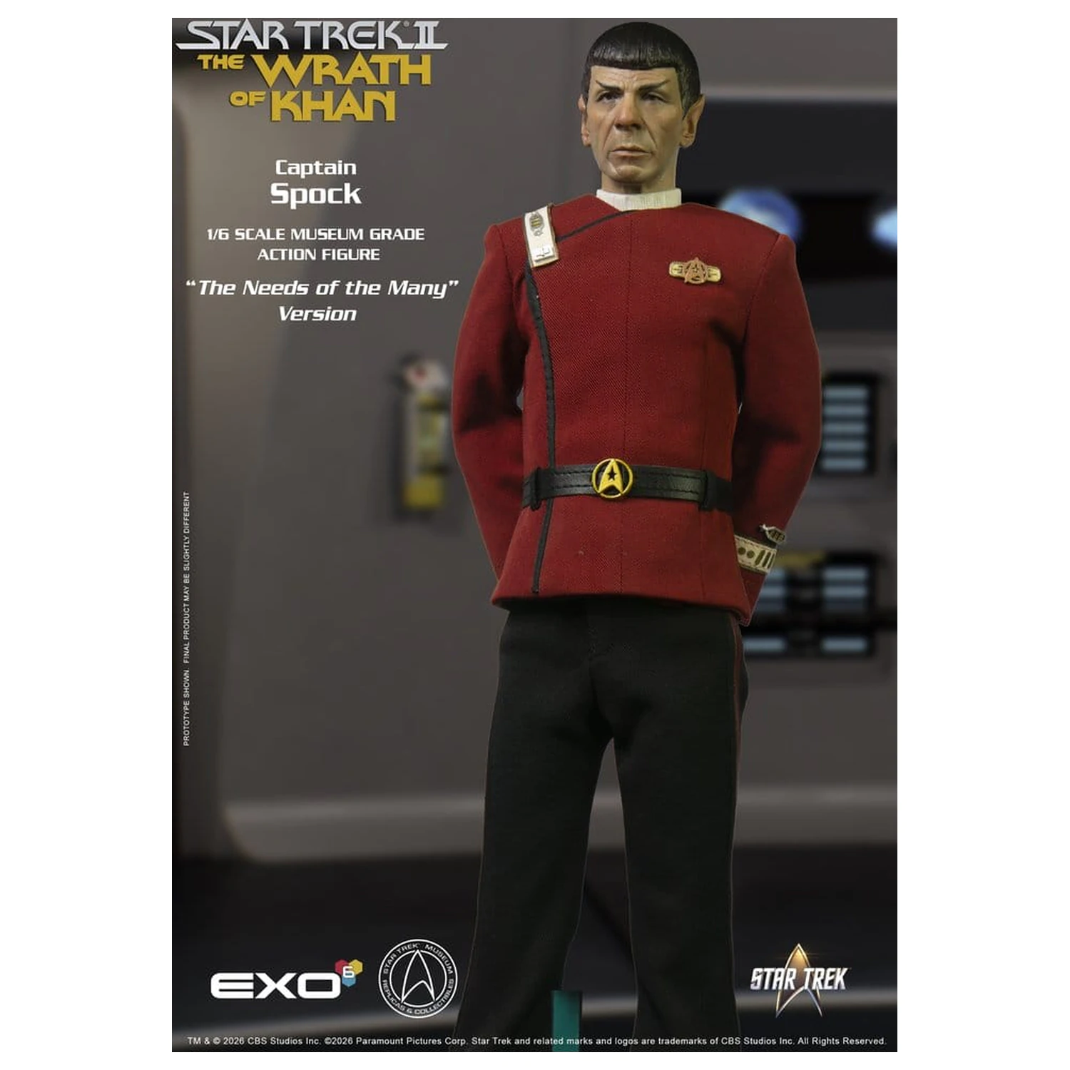 Star Trek: The Wrath of Khan figurina de actiune 1/6 Captain Spock Needs of the Many Version 30 cm poza produsului