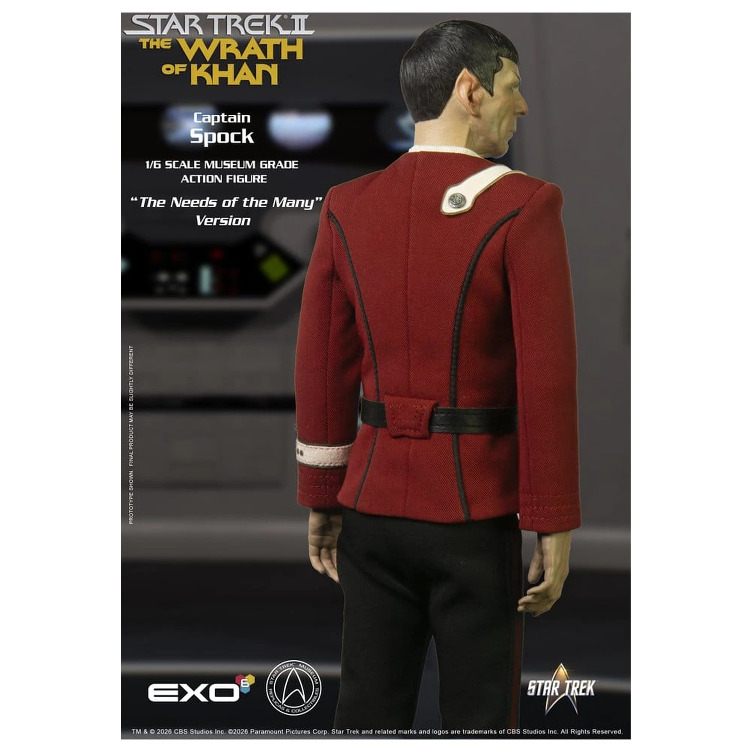 Star Trek: The Wrath of Khan figurina de actiune 1/6 Captain Spock Needs of the Many Version 30 cm poza produsului