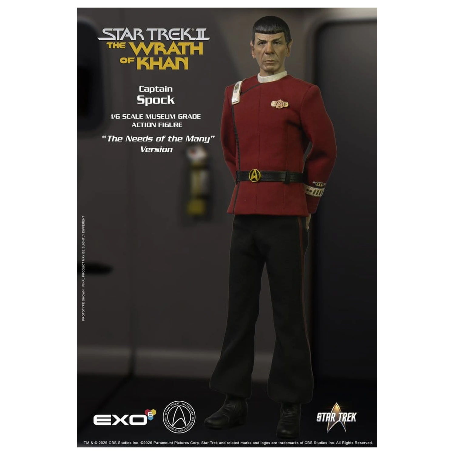 Star Trek: The Wrath of Khan figurina de actiune 1/6 Captain Spock Needs of the Many Version 30 cm poza produsului