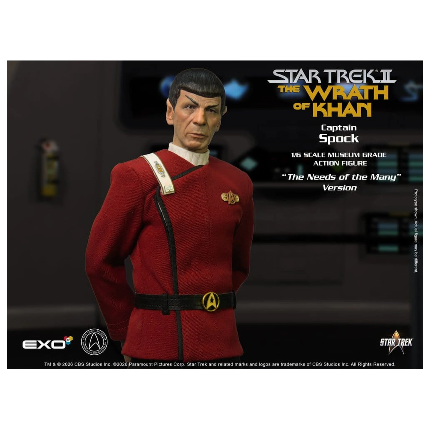 Star Trek: The Wrath of Khan figurina de actiune 1/6 Captain Spock Needs of the Many Version 30 cm poza produsului