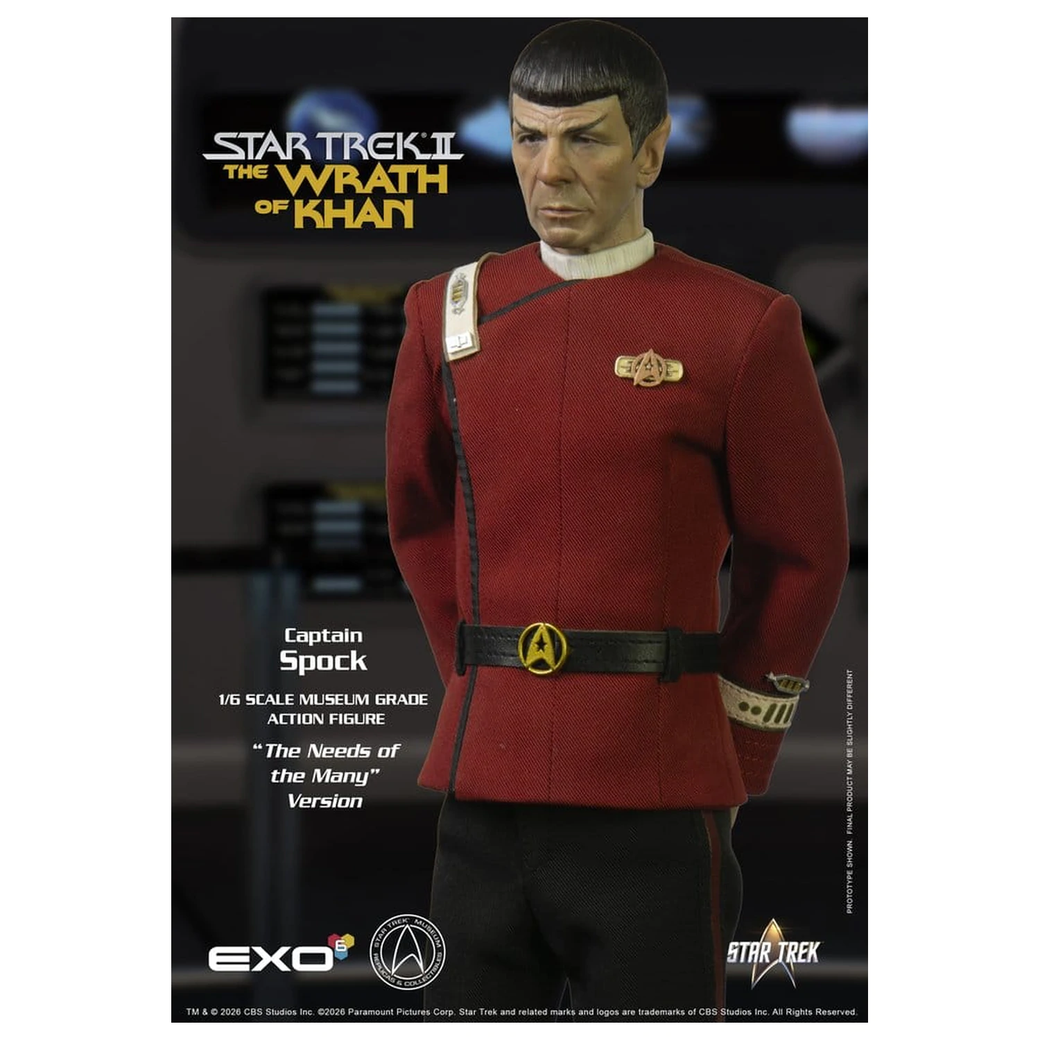 Star Trek: The Wrath of Khan figurina de actiune 1/6 Captain Spock Needs of the Many Version 30 cm poza produsului