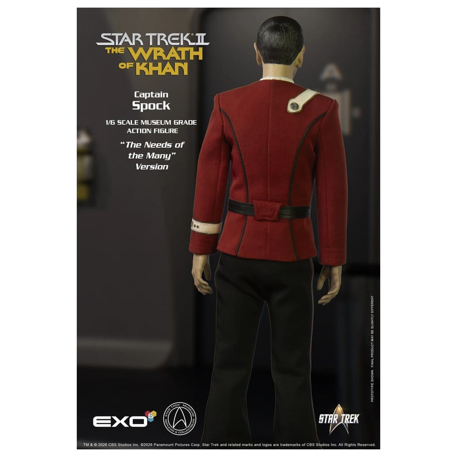 Star Trek: The Wrath of Khan figurina de actiune 1/6 Captain Spock Needs of the Many Version 30 cm poza produsului