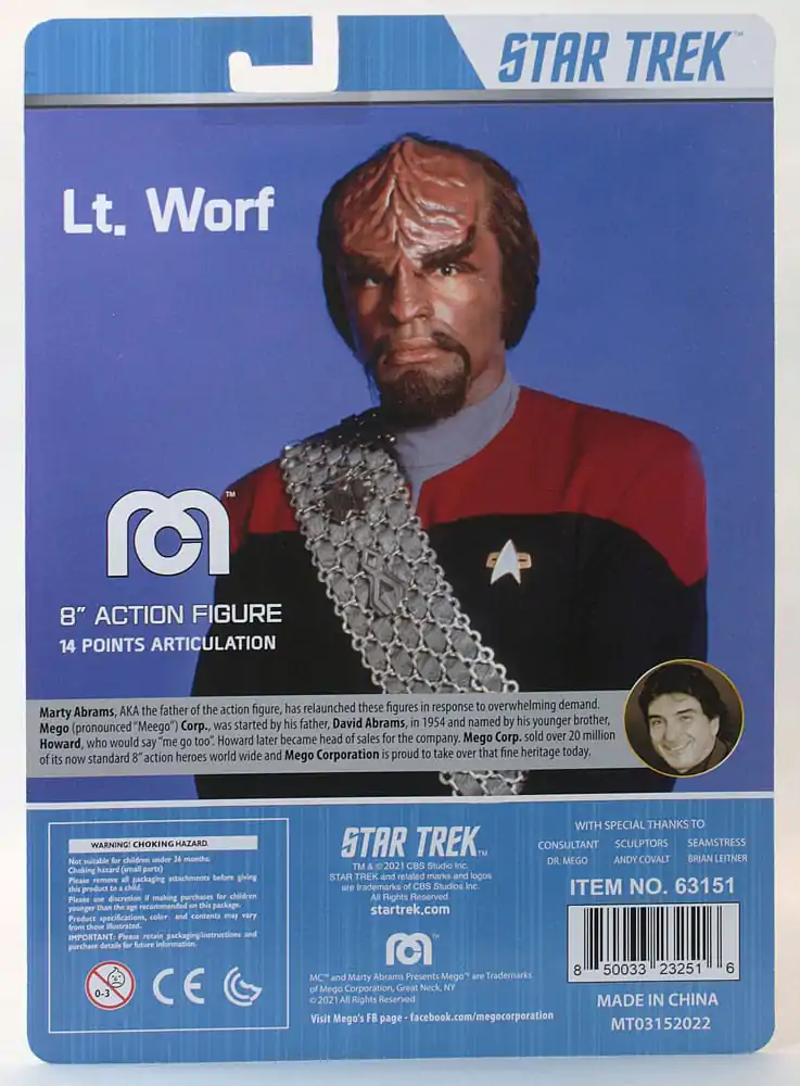 Star Trek TNG Figurina de acțiune Lt. Worf 20 cm poza produsului