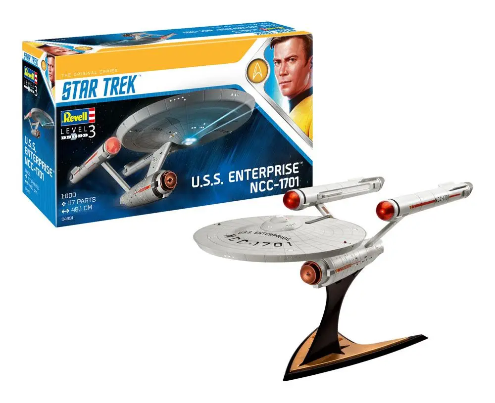 Kit model Star Trek TOS 1/600 U.S.S. Enterprise NCC-1701 48 cm poza produsului