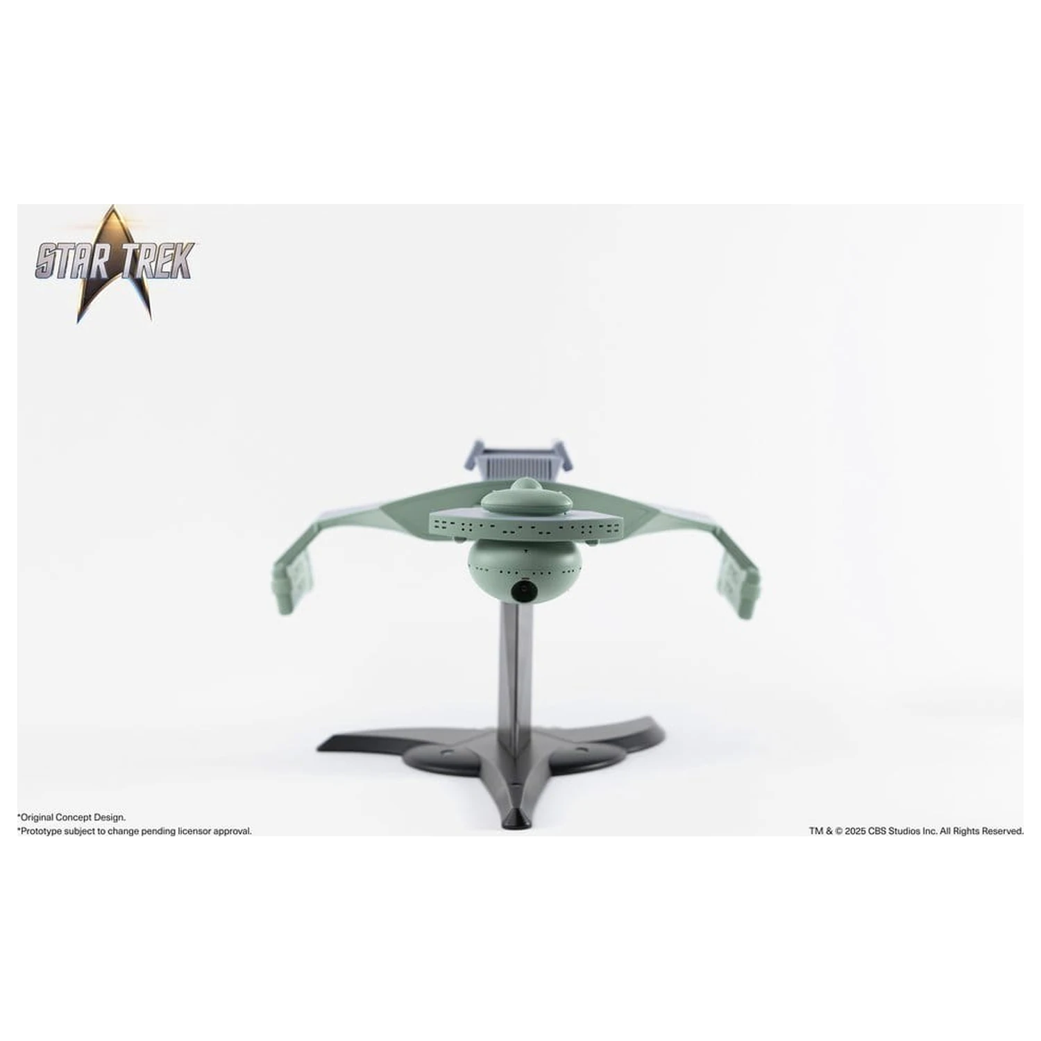 Star Trek TOS DieCast Replica la scara 1/350 a navetei de război Klingon D7 Original Concept Design heo EU Exclusive 66 cm poza produsului