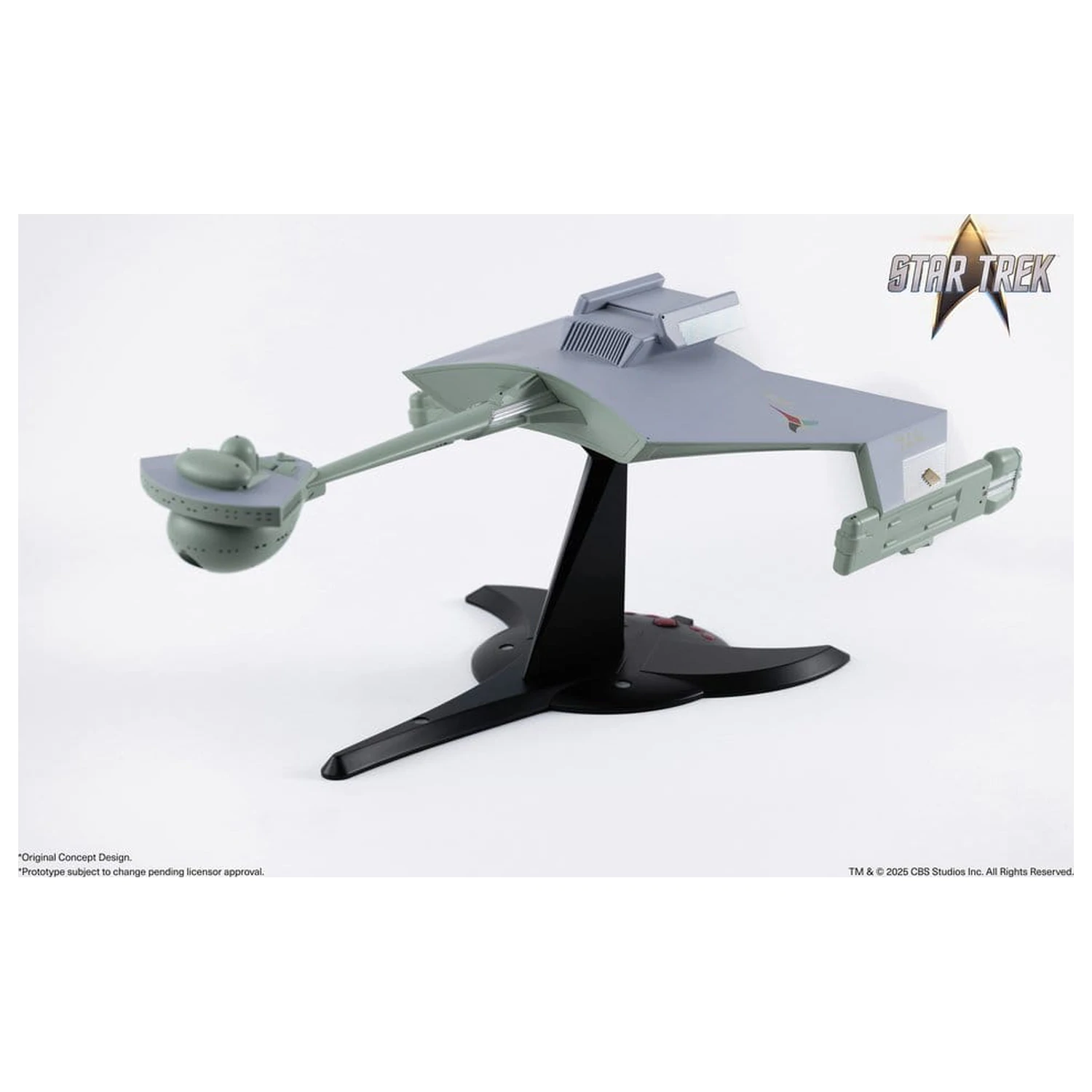 Star Trek TOS DieCast Replica la scara 1/350 a navetei de război Klingon D7 Original Concept Design heo EU Exclusive 66 cm poza produsului