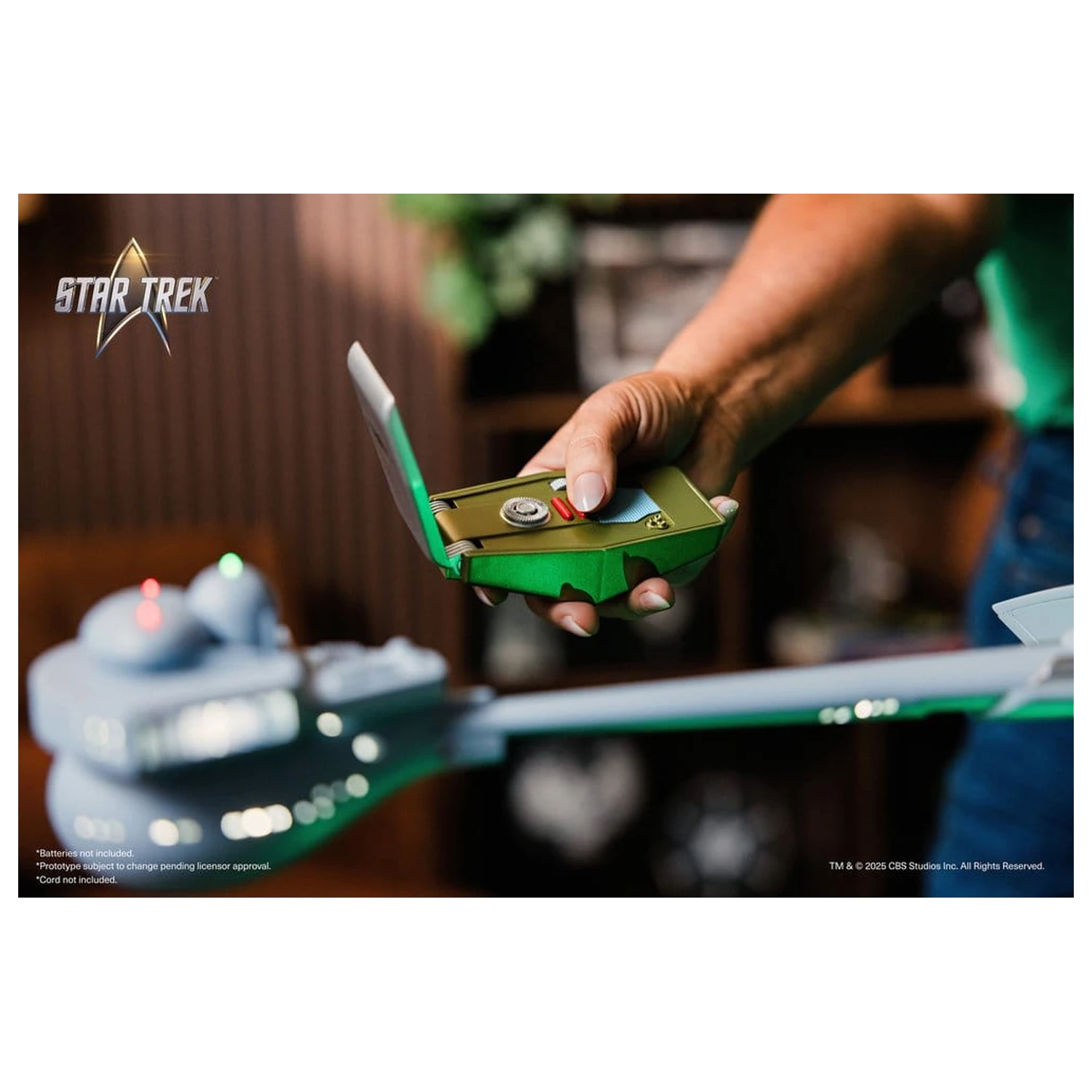Star Trek TOS DieCast Replica la scara 1/350 a navetei de război Klingon D7 Original Concept Design heo EU Exclusive 66 cm poza produsului