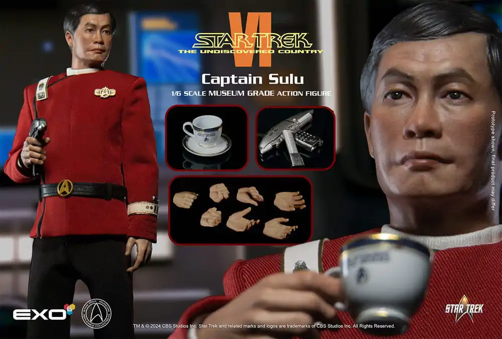 Star Trek VI: The Undiscovered Country Figurina de Acțiune 1/6 Captain Hikaru Sulu 28 cm poza produsului