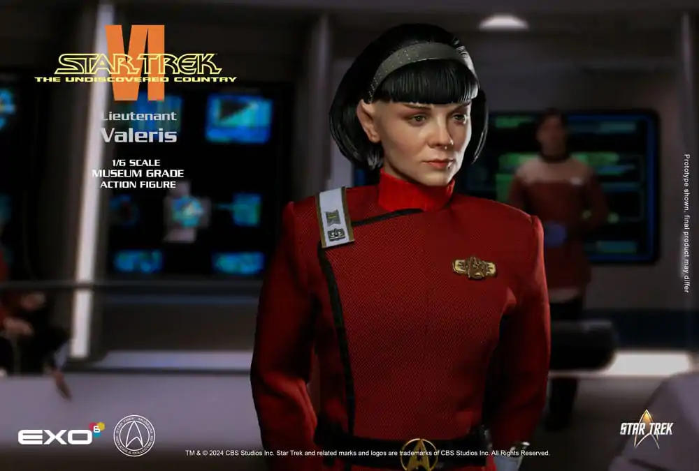 Star Trek VI: The Undiscovered Country Figurina de Acțiune 1/6 Locotenent Valeris 28 cm poza produsului