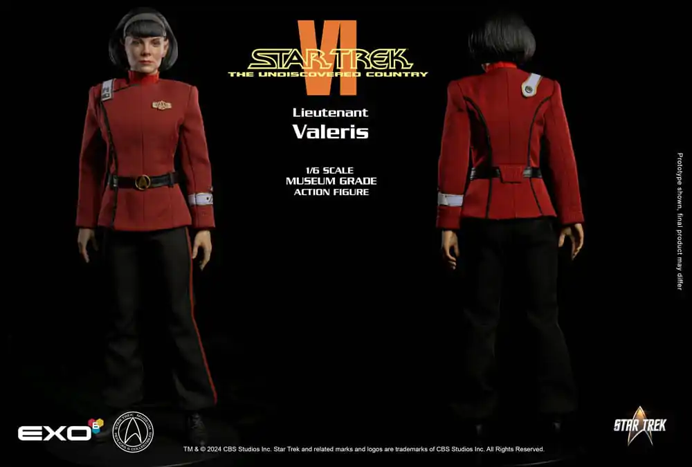 Star Trek VI: The Undiscovered Country Figurina de Acțiune 1/6 Locotenent Valeris 28 cm poza produsului