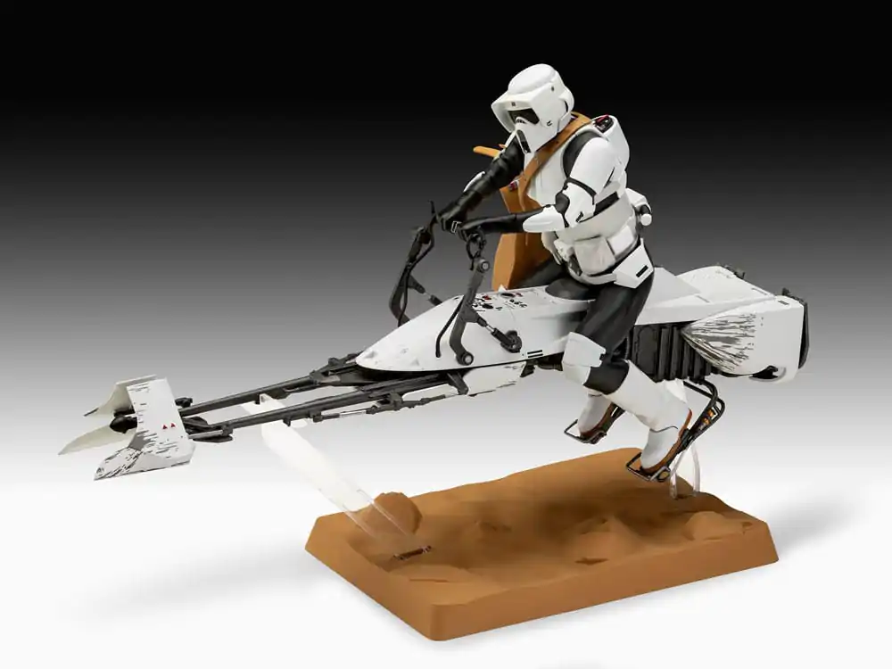 Star Wars Model Kit 1/12 Motocicletă Speeder 26 cm poza produsului