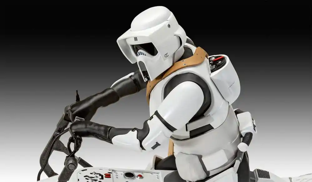 Star Wars Model Kit 1/12 Motocicletă Speeder 26 cm poza produsului