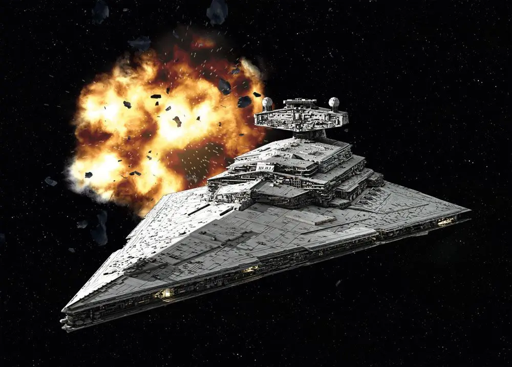 Star Wars Model Kit 1/12300 Distrugător Stelar Imperial 13 cm poza produsului