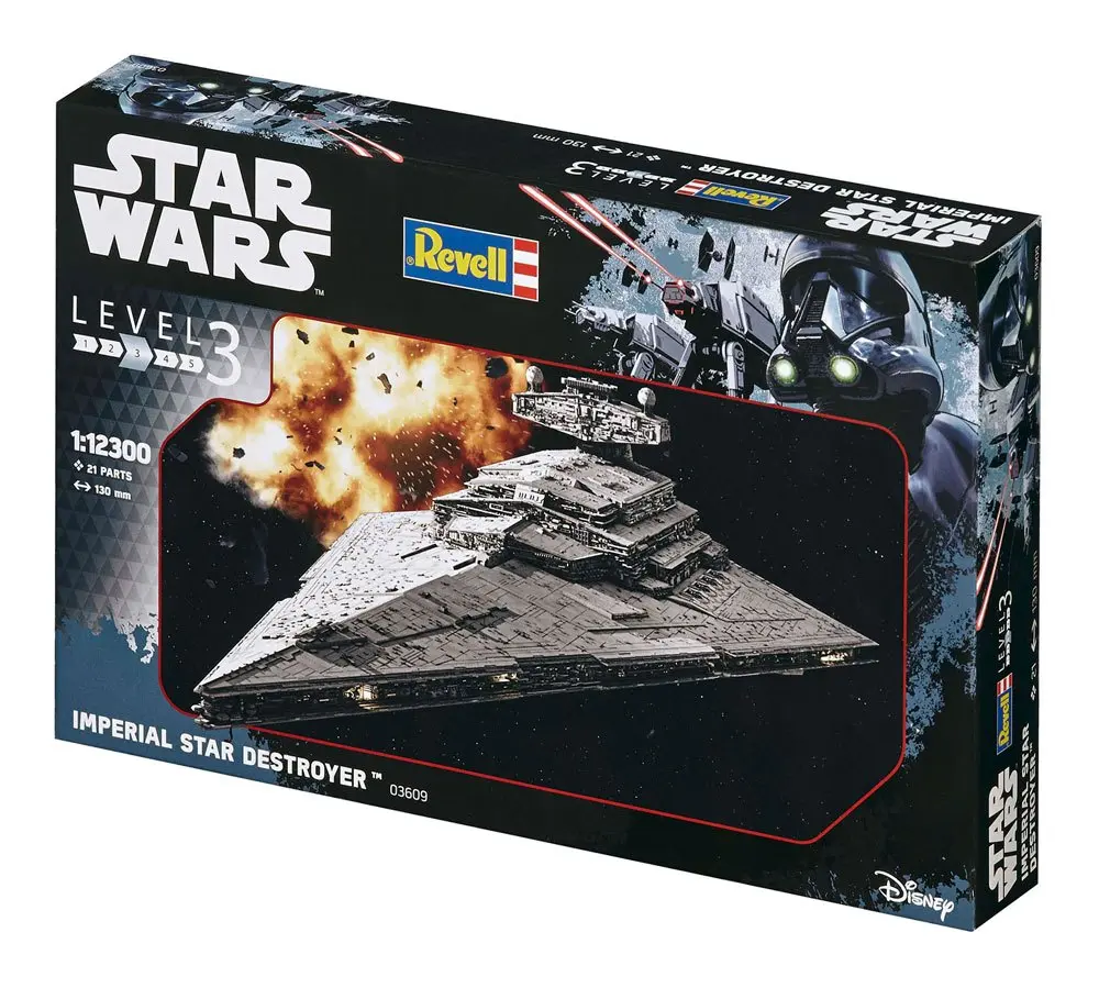 Star Wars Model Kit 1/12300 Distrugător Stelar Imperial 13 cm poza produsului