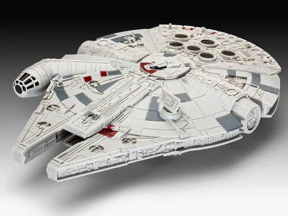 Star Wars Model Kit 1/164 Millennium Falcon 21 cm - Set model poza produsului